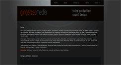 Desktop Screenshot of gingercatmedia.com